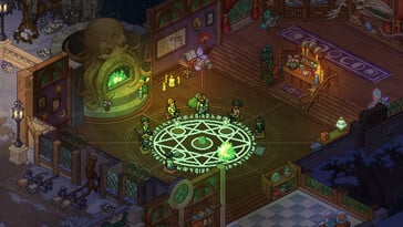 图为：《Witchbrook》的游戏截图。