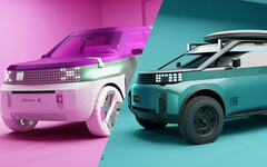 菲亚特新款电动车的设计语言以过去可爱的菲亚特熊猫为基础，令人眼前一亮。(图片来源：菲亚特 - 已编辑）