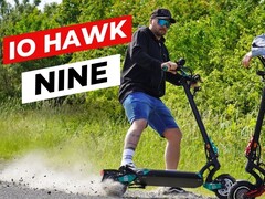 IO Hawk Nine 电动滑板车可配备单个 500W 或双 250W 电机。(图片来源：IO Hawk）