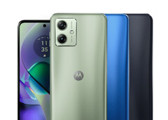 Moto G54 的三种首发颜色。(图片来源:@evleaks)