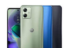 Moto G54 的三种首发颜色。(图片来源：@evleaks）