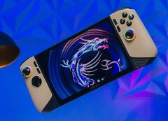 微星 Claw 8 AI+ 拥有 8 英寸 1080p 120 Hz 显示屏。(图片来源:微星)