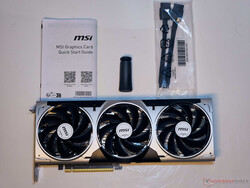 微星GeForce RTX 5070 Ti Ventus 3X OC：配件