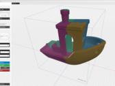 用于小型打印机的免费 3D 打印工具 3D 切片机，展示 Benchy