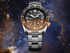 星空背景下的全新精工 Prospex SNR058。(图片来源：@plus9time on Instagram）