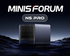 Minisforum 将于今年春季发布其 N5 和 N5 Pro NAS。(图片来源：Minisforum - 已编辑）