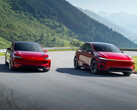 特斯拉 Model Y 和 Model 3 的超红色（图片来源：特斯拉）