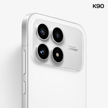 K90 的矩形摄像头外壳（图片来源：Redmi）