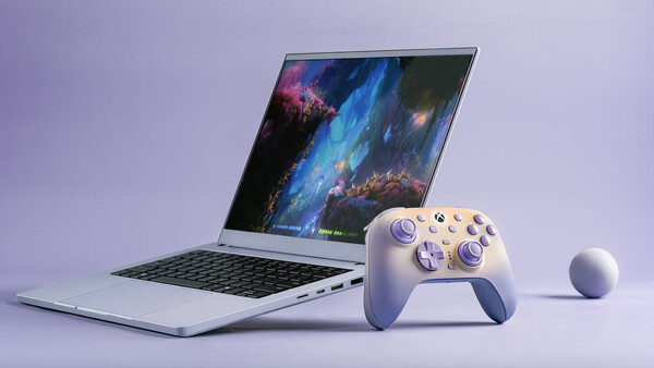 8BitDo Ultimate 3 Xbox手柄——薰衣草色版兼容Windows电脑、Android及Apple设备。