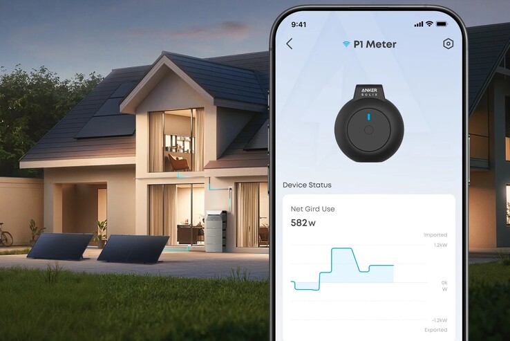 Anker Solix P1 计步器可让您在该品牌的应用程序中跟踪您的能源消耗情况（如图）。(图片来源：Anker）