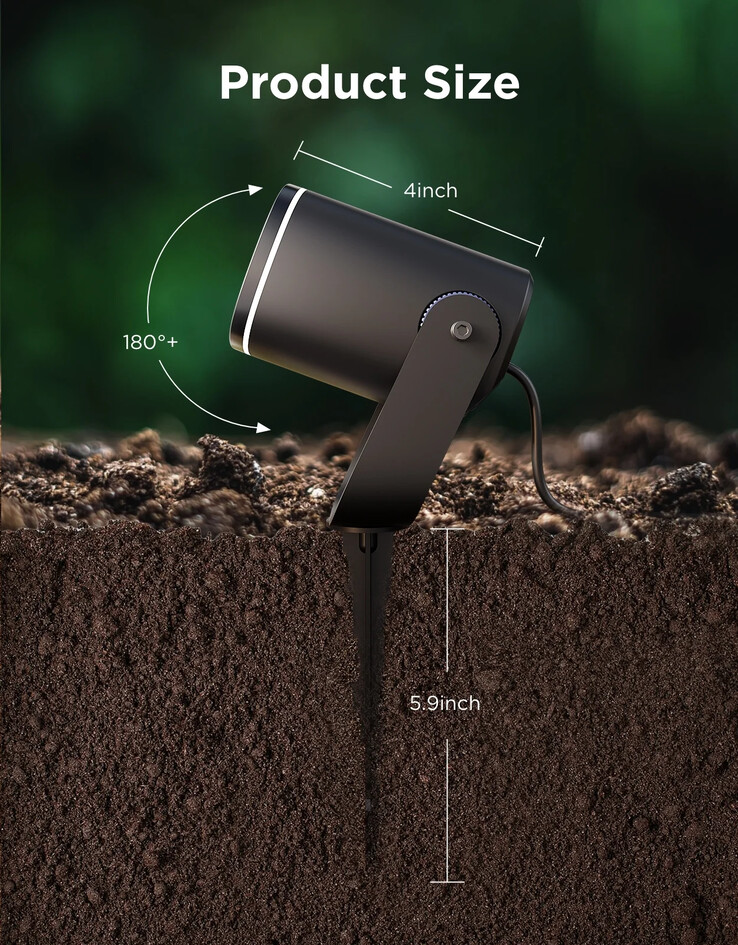 Govee Outdoor Spotlights 2（图片来源：Govee）