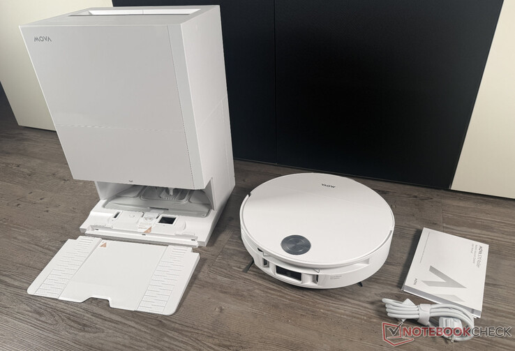 Mova S70 滚筒的交付范围非常易于管理