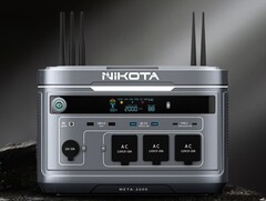 NiKOTA META-2000电站通过SIM卡或网线实现了4G/5G连接。(图片来源：NiKOTA POWER)