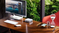 新的NUC 13 Pro应该在办公桌上占用最小的空间。 (图片来源: Intel)