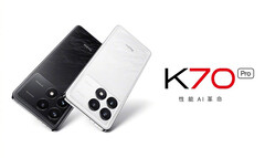 据传，小米将在已展示的黑白版红米 K70 Pro 的基础上增加蓝色和紫色。(图片来源：小米）