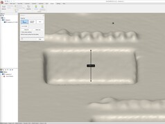 在 QuickSurface 扫描台上测量 4 毫米深度