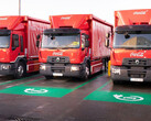 新的可乐电动卡车车队开始交付（图片：雷诺）。