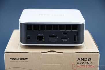 Minisforum AI X1 - 后面板上的连接件