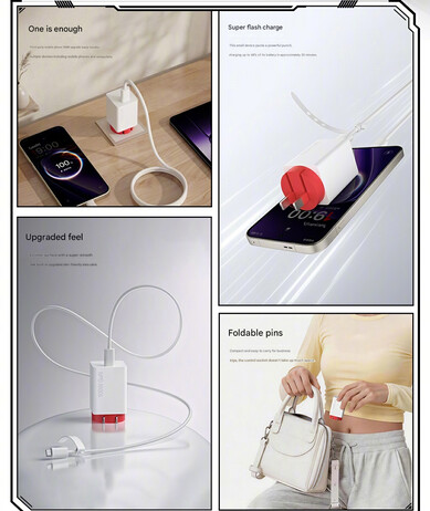 100W SuperVOOC 充电器的核心亮点（机译）