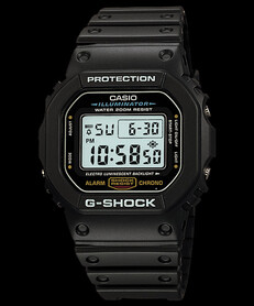 卡西欧 G-Shock DW-5600E-1VQ。(图片来源：卡西欧）