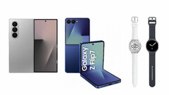 一位泄密者对三星新产品Galaxy Watch 8、Watch Ultra (2025)、Galaxy Z Fold7、Flip7 和 Flip7 FE 的上市发表了看法。(图片来源：Evan Blass）