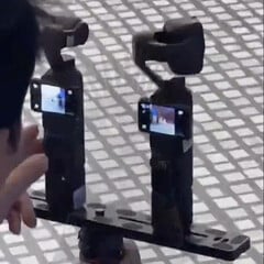 从左到右依次为 Osmo Pocket 3 和 Osmo Pocket 4。(图片来源:Igor Bogdanov 提供)