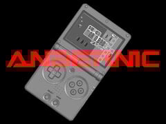 RG34XX SP 在 Anbernic 采用 Miyoo 的双操纵杆布局之前的样子。(图片来源：via Retro Handhelds - 已编辑）