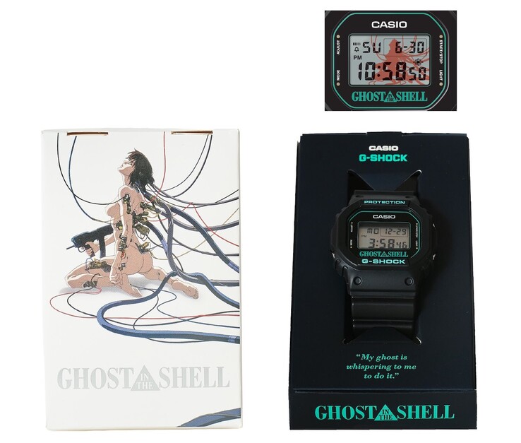 G-Shock DW-5600 x Ghost in the Shell 包装（图片来源：Tokyo Node / Ghost in the Shell）