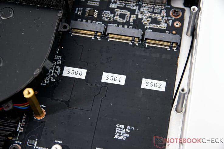 Minisforum M2 Pro 可容纳 3 块 M.2 SSD
