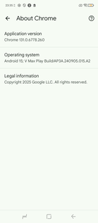 预装的 Chrome 浏览器版本：131（图片来源：截图 - Sergey Tarasov - Notebookcheck）