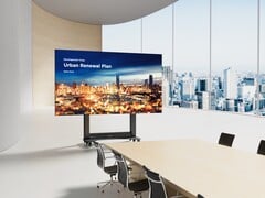 ViewSonic 138 英寸 LED 屏幕可折叠，因此具有一定的便携性（图片来源：ViewSonic）