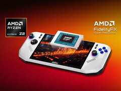 微星Claw A8是首款搭载AMD Ryzen Z2 Extreme APU的游戏掌机。(图片来源：微星）