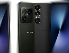 索尼 Xperia VII（左）与据称的索尼 Xperia VIII（右）摄像头凸起对比。