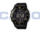 卡西欧 AE-1700H-1B（如图）将采用金色装饰和负片显示屏。(图片来源：Casioblog - 已编辑）