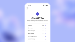 像 ChatGPT-Go 这样的订阅服务，除其他功能外，还提供更高的使用限额和高级功能。