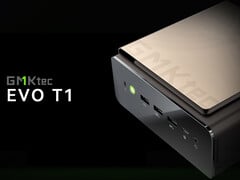GMKtec 将于 2025 年 5 月 21 日展示 EVO-T1。图：迷你 PC 的预告图。(图片来源：GMK - 已编辑）