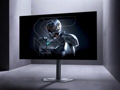 技嘉 MO27Q28GR 为 280Hz Tandem OLED 面板增添了亮面效果。(图片来源：技嘉）