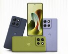 Moto G86 Power 智能手机有 Pantone Spellbound、Pantone Golden Cypress 和 Pantone Cosmic Sky 三种配色可供选择（图片来源：摩托罗拉）