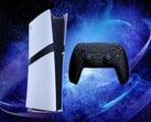 图为配备 DualSense 手柄的 PS5 Pro 游戏机（图片来源：索尼 PlayStation，有编辑）
