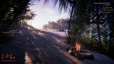 一张展示《Project Castaway》中营地的图片。