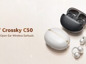 QCY Crossky C50 开放式耳塞一次充电可提供长达 7.5 小时的续航时间（图片来源：QCY）