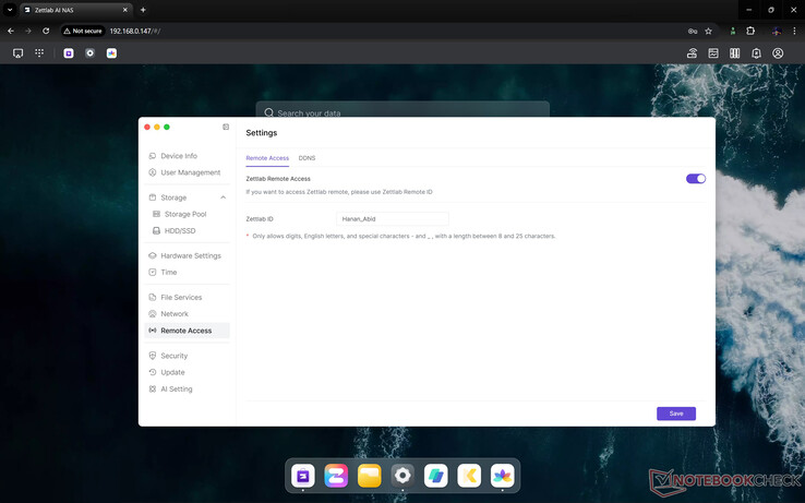在 ZettOS 上设置远程访问