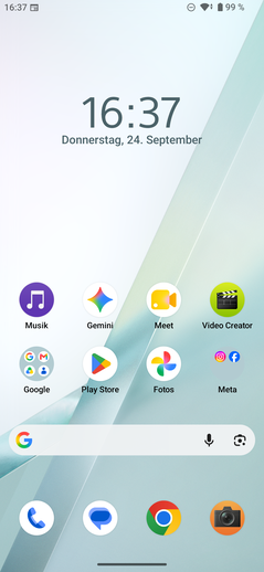 Sony Xperia 10 VIII：主屏幕