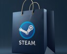 图为印有 Steam 徽标的购物袋(图片来源:Steam,有编辑)