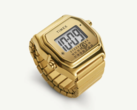 图为 MM6 Maison Margiela x Timex T80 金戒指手表。(图片来源：Timex）