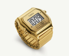 图为 MM6 Maison Margiela x Timex T80 金戒指手表。(图片来源:Timex)