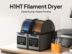 Elegoo H1 HT 耗材干燥机,正面配有触摸屏。