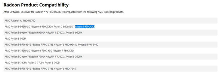 AMD Ryzen 5 9600X3D 在线上市（图片来源：AMD）