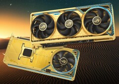 华硕刚刚发布了世界上最昂贵的游戏 GPU，它浑身金光闪闪（图片来源：华硕）