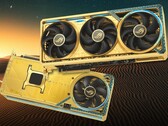 华硕刚刚发布了世界上最昂贵的游戏 GPU，它浑身金光闪闪（图片来源：华硕）